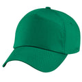 Kelly Green - Back - Beechfield Unisex Plain Original 5 Panel Baseball Cap (Pack of 2)