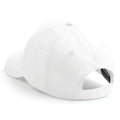 White - Side - Beechfield Unisex Plain Original 5 Panel Baseball Cap (Pack of 2)