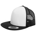 Black-White-Black - Front - Yupoong Flexfit Unisex Classic Trucker Snapback Cap (Pack of 2)