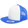 C.Blue-White-C.Blue - Front - Yupoong Flexfit Unisex Classic Trucker Snapback Cap (Pack of 2)