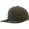 Olive Camo - Front - Flexfit Camo Visor Snapback Cap (Pack of 2)