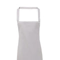 Silver Grey - Back - Premier Ladies-Womens Slim Apron (no Pocket) - Workwear (Pack of 2)