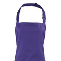 Purple - Back - Premier Colours 2-in-1 Apron - Workwear (Pack of 2)