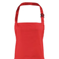 Red - Back - Premier Colours 2-in-1 Apron - Workwear (Pack of 2)