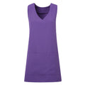 Purple - Front - Premier Unisex Wrap-Around Tunic (Pack of 2)