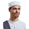 White - Back - Premier Turn-Up Chefs Hat (Pack of 2)