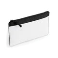 Black - Front - Bagbase Plain Sublimation Pencil Case (Pack of 2)