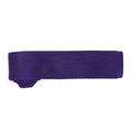 Purple - Back - Premier Mens Slim Textured Knit Effect Tie (Pack of 2)