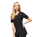 Black - Back - Premier Ladies-Womens *Camellia* Tunic - Health Beauty & Spa - Workwear (Pack of 2)