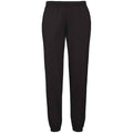 Black - Front - Fruit Of Loom Mens Classic 80-20 Elasticated Sweatpants