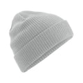 Light Grey - Front - Beechfield Organic Cotton Beanie