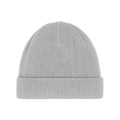 Light Grey - Back - Beechfield Organic Cotton Beanie