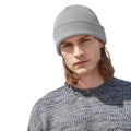 Light Grey - Side - Beechfield Organic Cotton Beanie