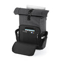 Granite Marl - Back - Quadra Q-tech Charge Roll-top Backpack