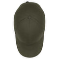 Olive Green - Pack Shot - Beechfield Organic Cotton 6-panel Cap