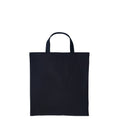 Black - Front - Nutshell Cotton Short Handle Shopper