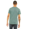 Heather Dusty Blue - Pack Shot - Bella + Canvas Adults Unisex Heather Cvc Short Sleeve T-Shirt