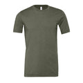 Heather Military Green - Front - Bella + Canvas Adults Unisex Heather Cvc Short Sleeve T-Shirt