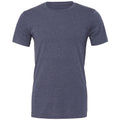 Heather Navy - Front - Bella + Canvas Adults Unisex Heather Cvc Short Sleeve T-Shirt