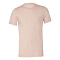 Prism Peach Heather - Front - Bella + Canvas Adults Unisex Heather Cvc Short Sleeve T-Shirt