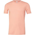 Dusty Pink Heather - Front - Bella + Canvas Adults Unisex Heather Cvc Short Sleeve T-Shirt