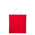 Red-White - Front - Nutshell Varsity Cotton Shopper Short Handle Tote