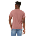 Heather Mauve - Side - Bella + Canvas Unisex Sueded Tee