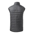 Charcoal Melange - Back - 2786 Mens Melange Padded Gilet