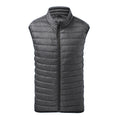 Charcoal Melange - Front - 2786 Mens Melange Padded Gilet