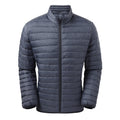 Navy Melange - Front - 2786 Mens Melange Padded Jacket