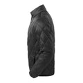 Black - Side - 2786 Mens Diamond Pane Padded Jacket