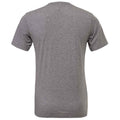 Grey - Back - Bella Canvas Unisex Adults Triblend Crew Neck T Shirt