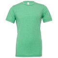 Green - Front - Bella Canvas Unisex Adults Triblend Crew Neck T Shirt