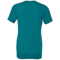 Teal - Back - Bella Canvas Unisex Adults Triblend Crew Neck T Shirt