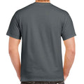 Charcoal - Back - Gildan Adults Unisex Heavy Cotton T Shirt