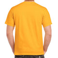 Gold - Back - Gildan Adults Unisex Heavy Cotton T Shirt