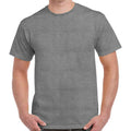 Graphite Heather - Front - Gildan Adults Unisex Heavy Cotton T Shirt