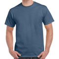 Indigo Blue - Front - Gildan Adults Unisex Heavy Cotton T Shirt