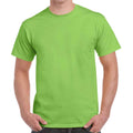 Lime - Front - Gildan Adults Unisex Heavy Cotton T Shirt