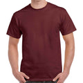 Maroon - Front - Gildan Adults Unisex Heavy Cotton T Shirt