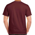 Maroon - Back - Gildan Adults Unisex Heavy Cotton T Shirt