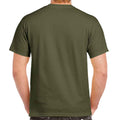 Military Green - Back - Gildan Adults Unisex Heavy Cotton T Shirt