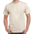 Natural - Front - Gildan Adults Unisex Heavy Cotton T Shirt