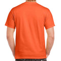 Orange - Back - Gildan Adults Unisex Heavy Cotton T Shirt