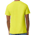 Safety Green - Back - Gildan Adults Unisex Heavy Cotton T Shirt