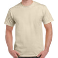 Sand - Front - Gildan Adults Unisex Heavy Cotton T Shirt