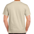 Sand - Back - Gildan Adults Unisex Heavy Cotton T Shirt