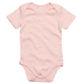 Powder Pink - Front - Babybugz Baby Unisex Cotton Bodysuit