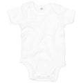 White - Front - Babybugz Baby Unisex Cotton Bodysuit