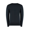 Navy - Back - Kustom Kit Mens Regular Fit Arundel Crew Neck Sweater